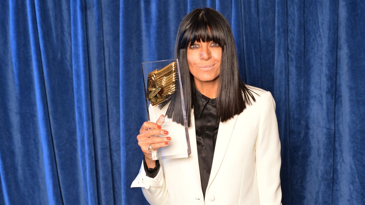 Claudia Winkleman received this year's Outstanding Achievement Award